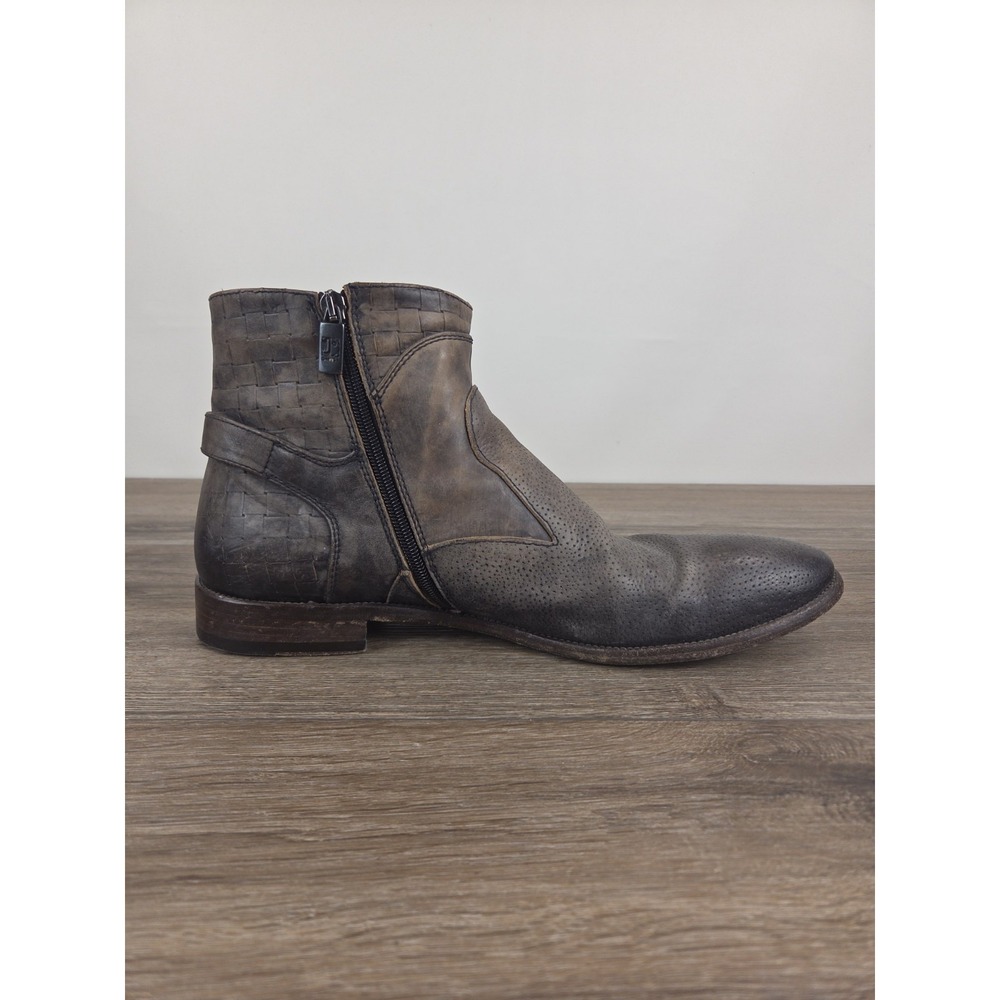 Jo Ghost Brown Leather Chelsea Boots Side Zipper Men's Size 45 EU Vero Cuoio - Picture 5 of 14